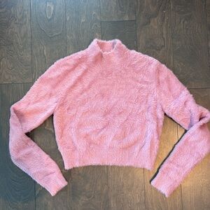 Sunday Best Blush Fuzzy Sweater